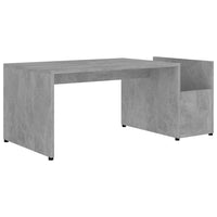Thumbnail for Couchtisch Betongrau 90x45x35 cm Holzwerkstoff