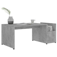 Thumbnail for Couchtisch Betongrau 90x45x35 cm Holzwerkstoff