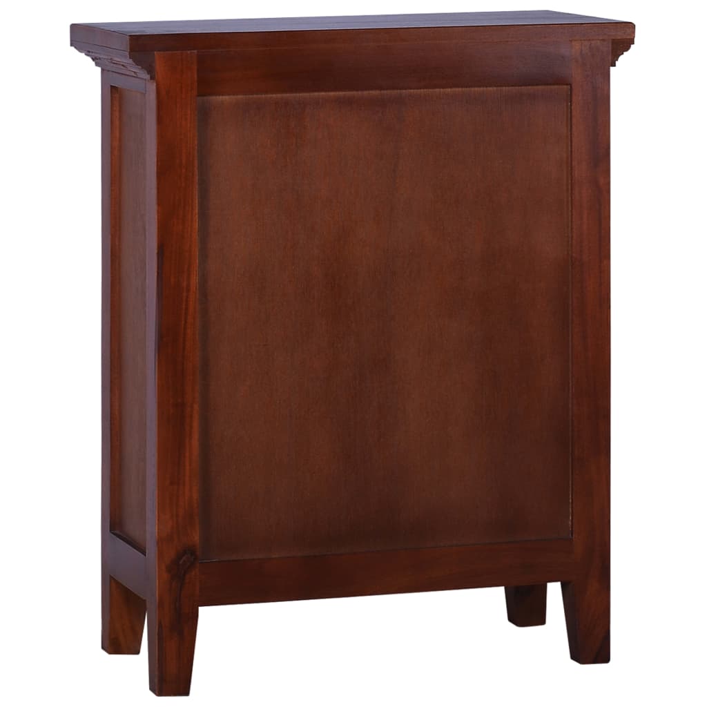 Beistellschrank Klassisch Braun 60x30x75cm Massivholz Mahagoni