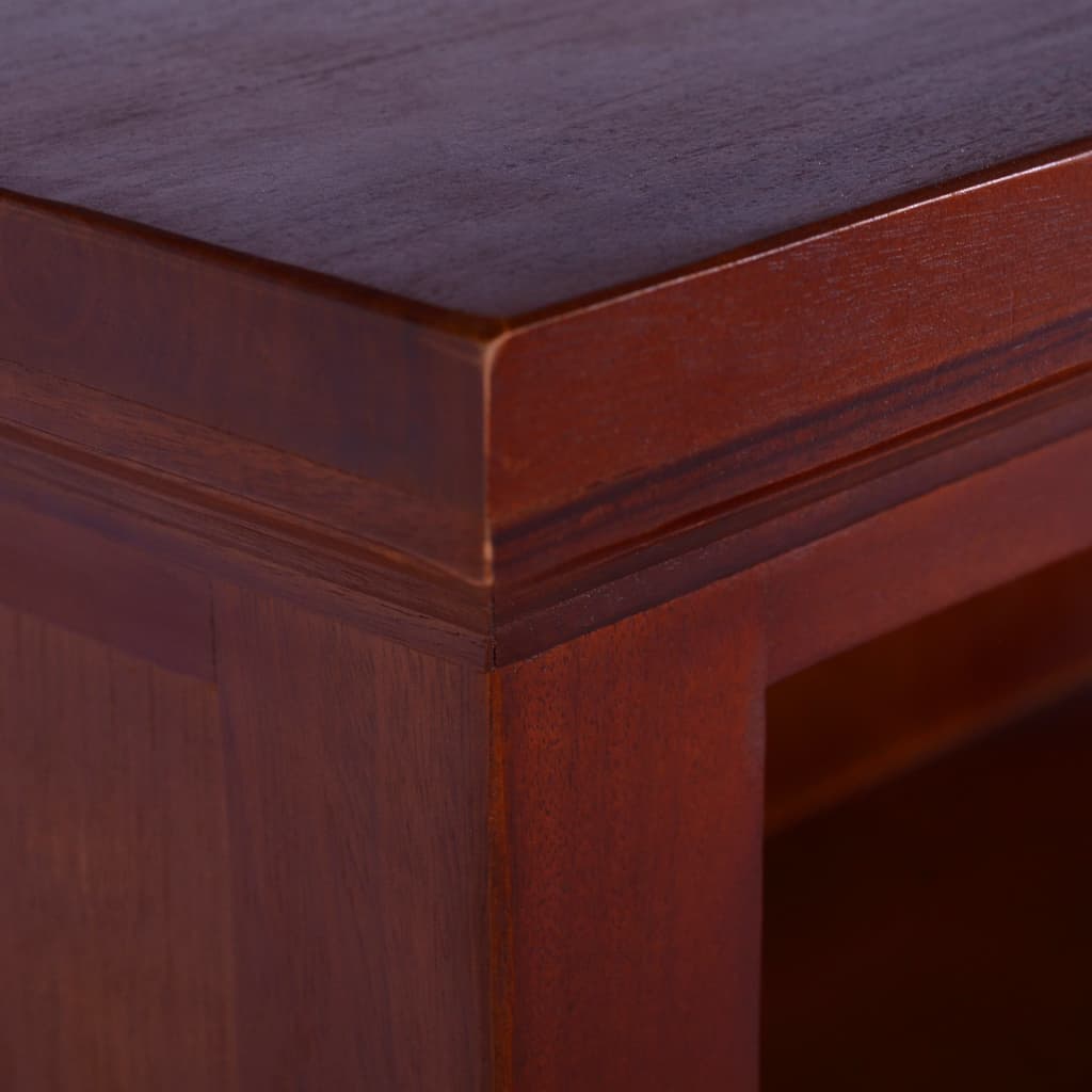 Beistellschrank Klassisch Braun 60x30x75cm Massivholz Mahagoni
