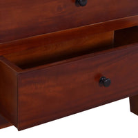 Thumbnail for Beistellschrank Klassisch Braun 60x30x75cm Massivholz Mahagoni