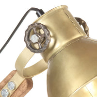 Thumbnail for Schreibtischlampe Industriestil Messing Rund 58x18x90 cm E27
