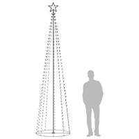 Thumbnail for Weihnachtsbaum in Kegelform 400 LEDs Warmweiß 100x360 cm