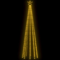 Thumbnail for Weihnachtsbaum in Kegelform 400 LEDs Warmweiß 100x360 cm