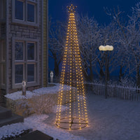 Thumbnail for Weihnachtsbaum in Kegelform 400 LEDs Warmweiß 100x360 cm