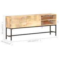 Thumbnail for Sideboard 145x30x60 cm Mango Massivholz