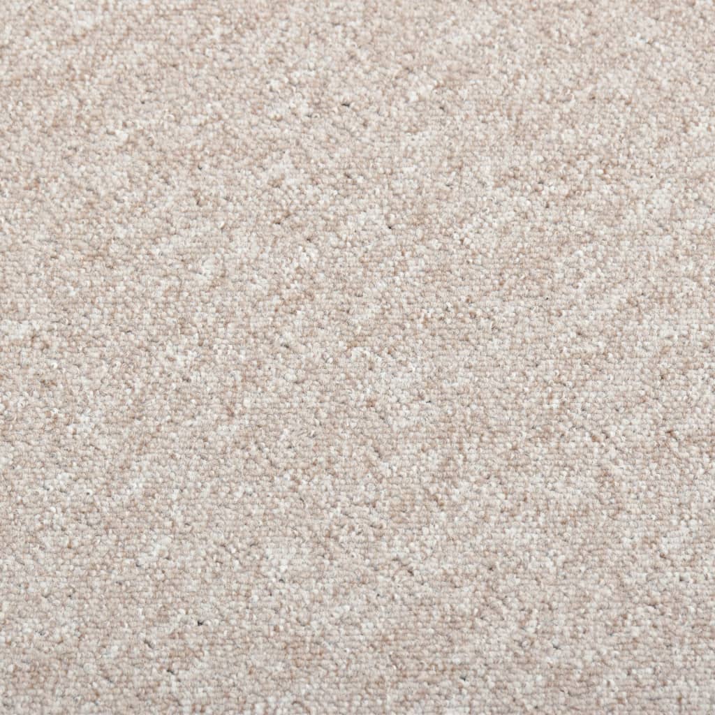 Teppichfliesen 20 Stk. 5 m² 50x50 cm Hellbeige