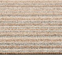 Thumbnail for Teppichfliesen 20 Stk. 5 m² 50x50 cm Gestreift Beige