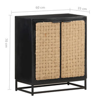 Thumbnail for Sideboard 60x35x70 cm Massivholz Mango