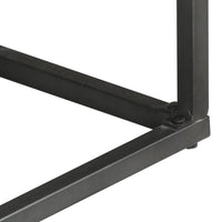 Thumbnail for Sideboard Grau 100x30x70 cm Massivholz Akazie