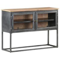 Thumbnail for Sideboard Grau 100x30x70 cm Massivholz Akazie