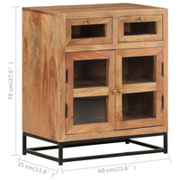 Thumbnail for Sideboard 60x35x70 cm Akazie Massivholz