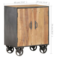 Thumbnail for Sideboard 60x35x74 cm Altholz Massiv