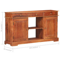 Thumbnail for Sideboard 135x35x75 cm Akazienholz Massiv
