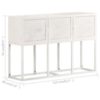 Thumbnail for Sideboard 115x30x76 cm Mango Massivholz