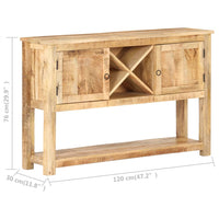 Thumbnail for Sideboard 120x30x76 cm Raues Mangoholz