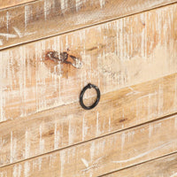 Thumbnail for Sideboard 151x40x75 cm Raues Akazienholz