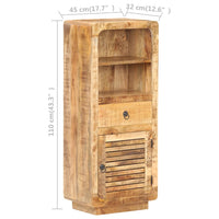 Thumbnail for Highboard 45x32x110 cm Raues Mangoholz
