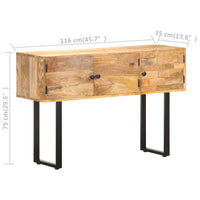 Thumbnail for Sideboard 116x35x75 cm Massivholz Mango