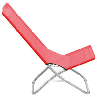 Thumbnail for Klappbare Strandstühle 2 Stk. Rot Stoff