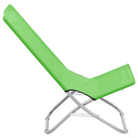 Thumbnail for Klappbare Strandstühle 2 Stk. Grün Stoff
