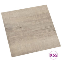 Thumbnail for PVC-Fliesen Selbstklebend 55 Stk. 5,11 m² Taupe