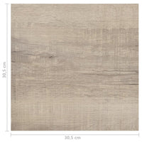 Thumbnail for PVC-Fliesen Selbstklebend 55 Stk. 5,11 m² Taupe