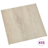 Thumbnail for vidaXL PVC-Fliesen Selbstklebend 55 Stk. 5,11 m² Beige