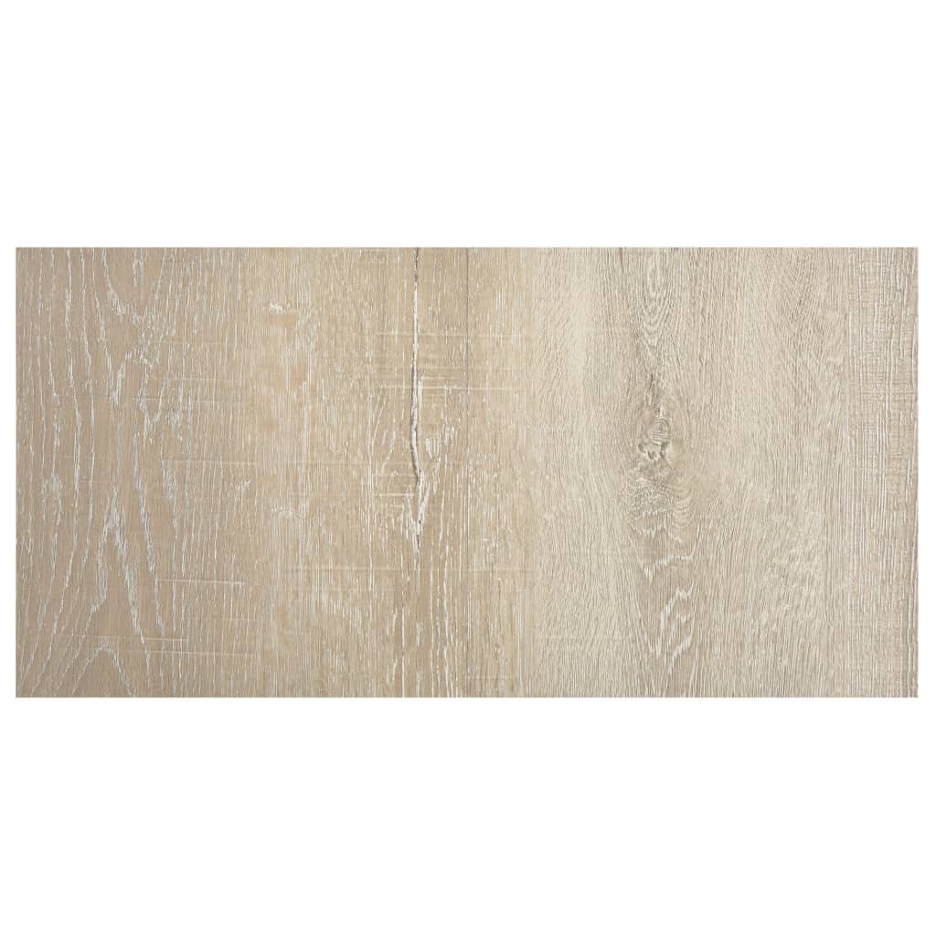 vidaXL PVC-Fliesen Selbstklebend 55 Stk. 5,11 m² Beige