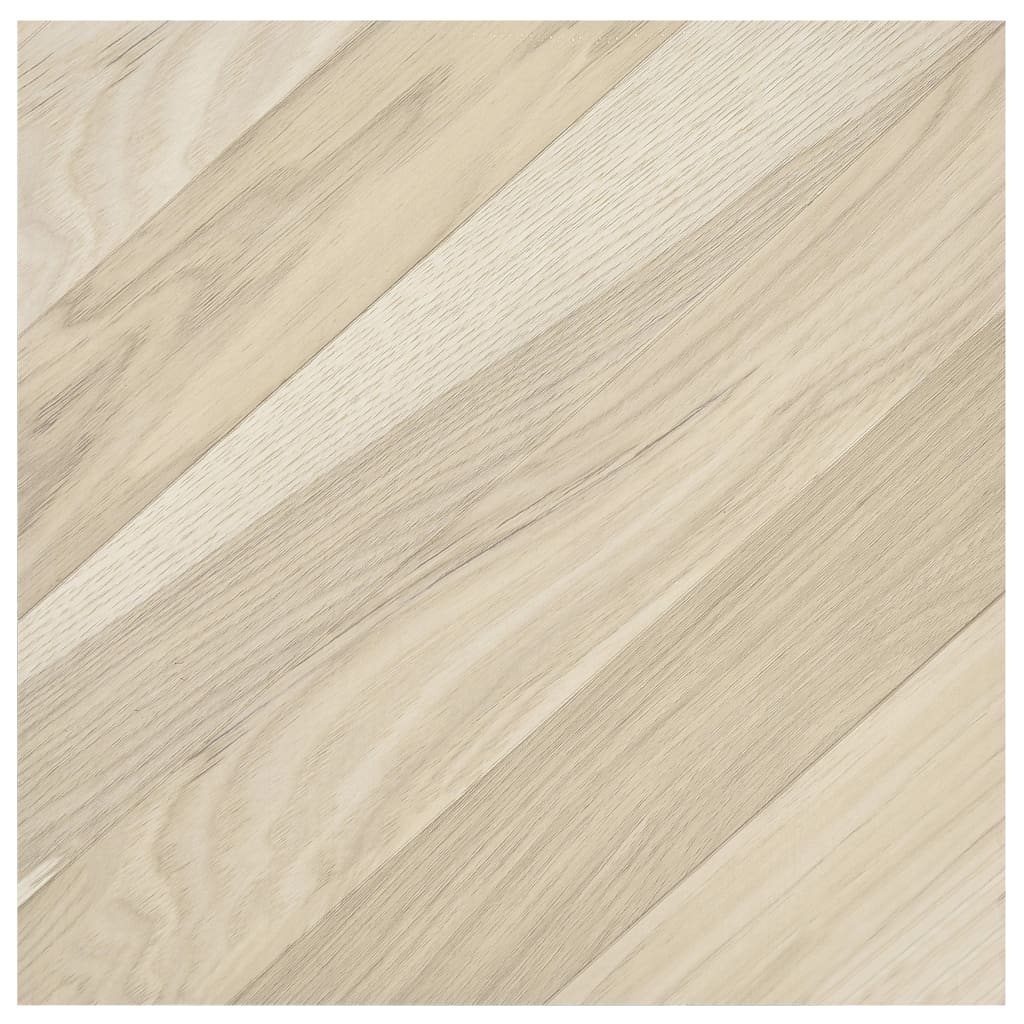 PVC-Fliesen Selbstklebend 55 Stk. 5,11 m² Beige Gestreift