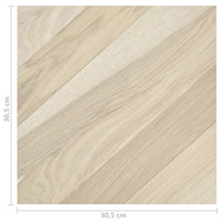 Thumbnail for PVC-Fliesen Selbstklebend 55 Stk. 5,11 m² Beige Gestreift