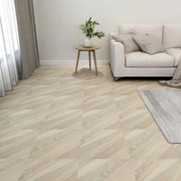 Thumbnail for PVC-Fliesen Selbstklebend 55 Stk. 5,11 m² Beige Gestreift