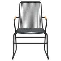 Thumbnail for Gartenstühle 4 Stk. Schwarz 58x59x85,5 cm PVC Rattan