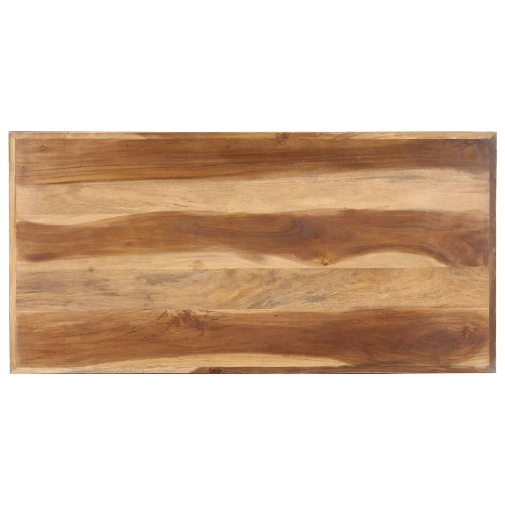 Esstisch 120x60x75 cm Massivholz Honigfarben