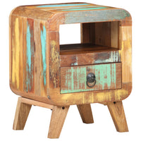 Thumbnail for Nachttisch 30x30x41 cm Recyceltes Massivholz