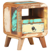 Thumbnail for Nachttisch 30x30x41 cm Recyceltes Massivholz