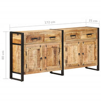 Thumbnail for Sideboard 172x35x80 cm Mango Massivholz