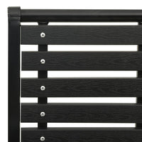 Thumbnail for Gartenstühle 2 Stk. Stahl und WPC Schwarz