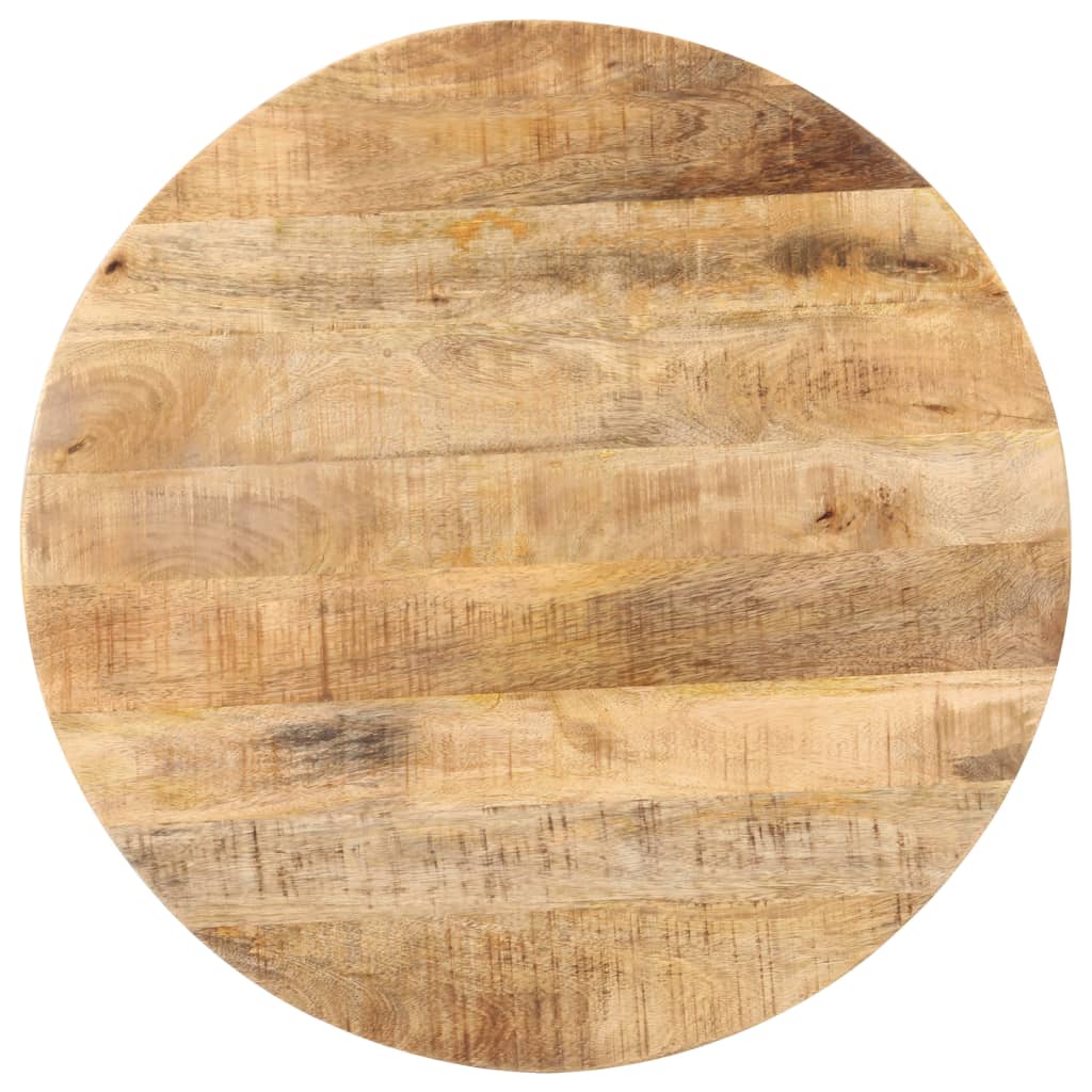 Bistrotisch Rund Ø70x75 cm Raues Mangoholz