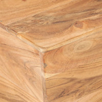 Thumbnail for Couchtisch V-Form 66x66x30 cm Akazie Massivholz