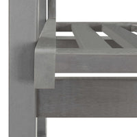 Thumbnail for Schaukelstuhl Grau Massivholz Akazie