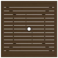 Thumbnail for Gartentisch Braun 81,5x81,5x72 cm Stahl