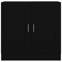 Thumbnail for Bücherschrank Schwarz 82,5x30,5x80 cm Holzwerkstoff