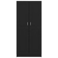 Thumbnail for Bücherschrank Schwarz 82,5x30,5x185,5 cm Holzwerkstoff