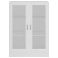 Thumbnail for Vitrinenschrank Weiß 82,5x30,5x115 cm Holzwerkstoff