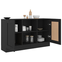 Thumbnail for Sideboard Schwarz 120x30,5x70 cm Holzwerkstoff