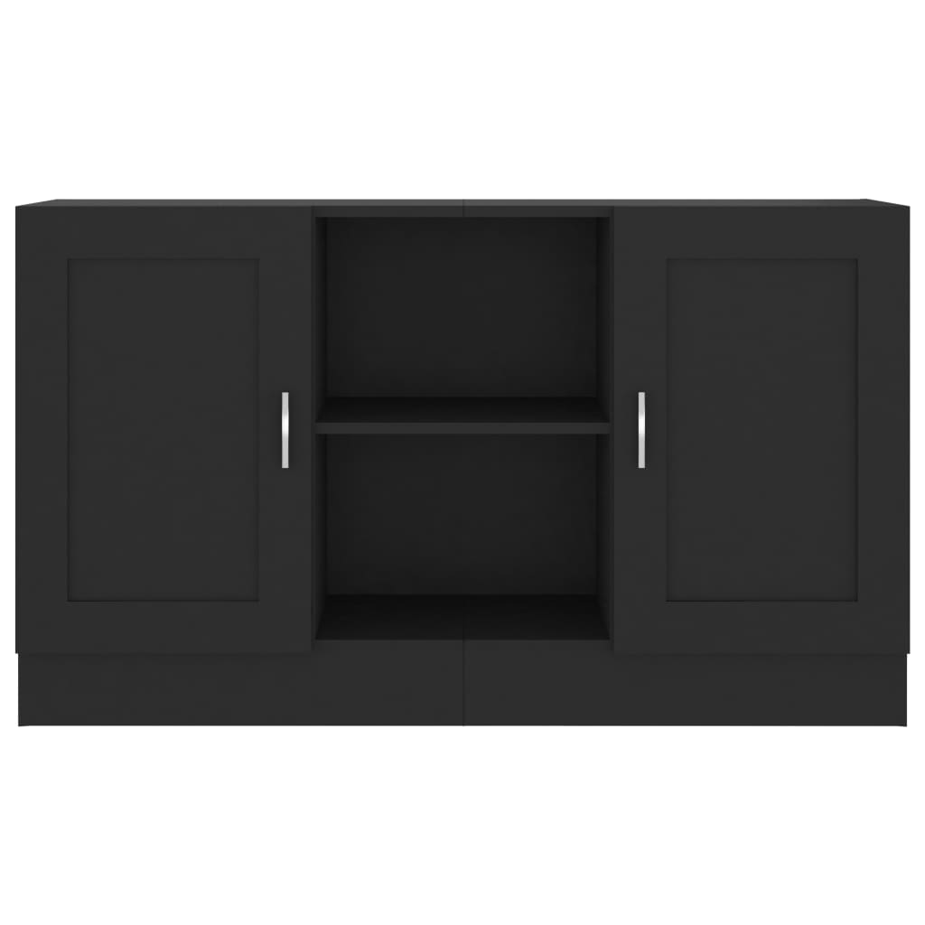 Sideboard Schwarz 120x30,5x70 cm Holzwerkstoff