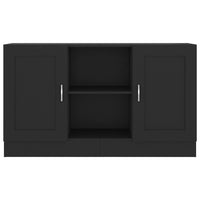 Thumbnail for Sideboard Schwarz 120x30,5x70 cm Holzwerkstoff