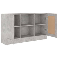Thumbnail for Sideboard Betongrau 120x30,5x70 cm Holzwerkstoff