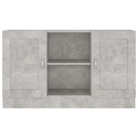 Thumbnail for Sideboard Betongrau 120x30,5x70 cm Holzwerkstoff